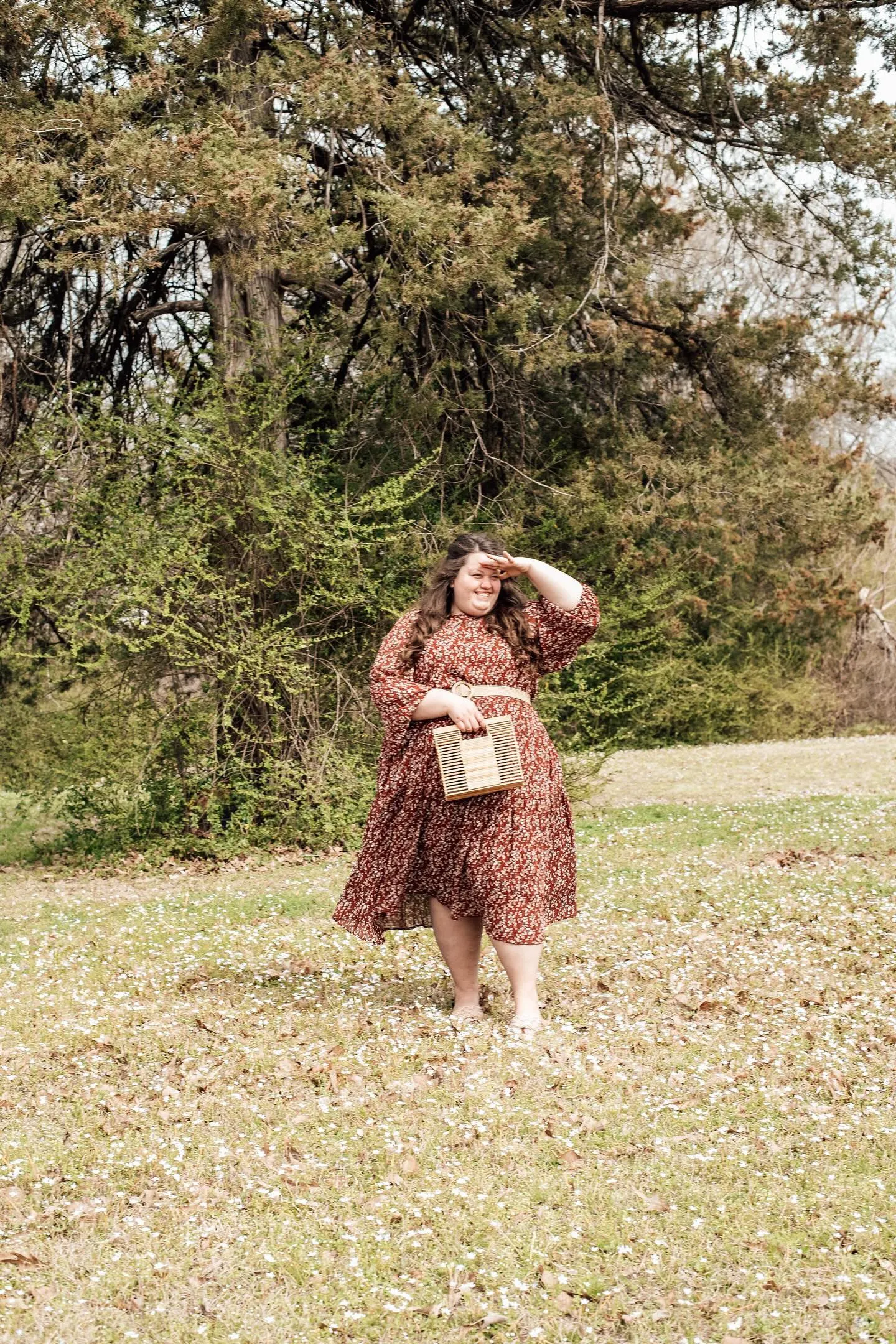 Asher Burgundy Floral Textured Dress