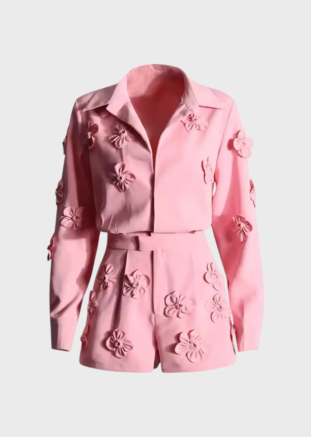 Asya Floral Decor Playsuit