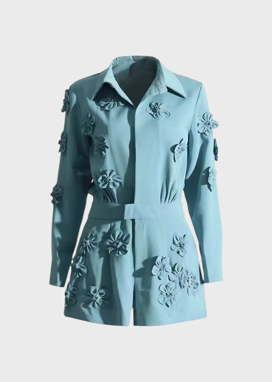 Asya Floral Decor Playsuit