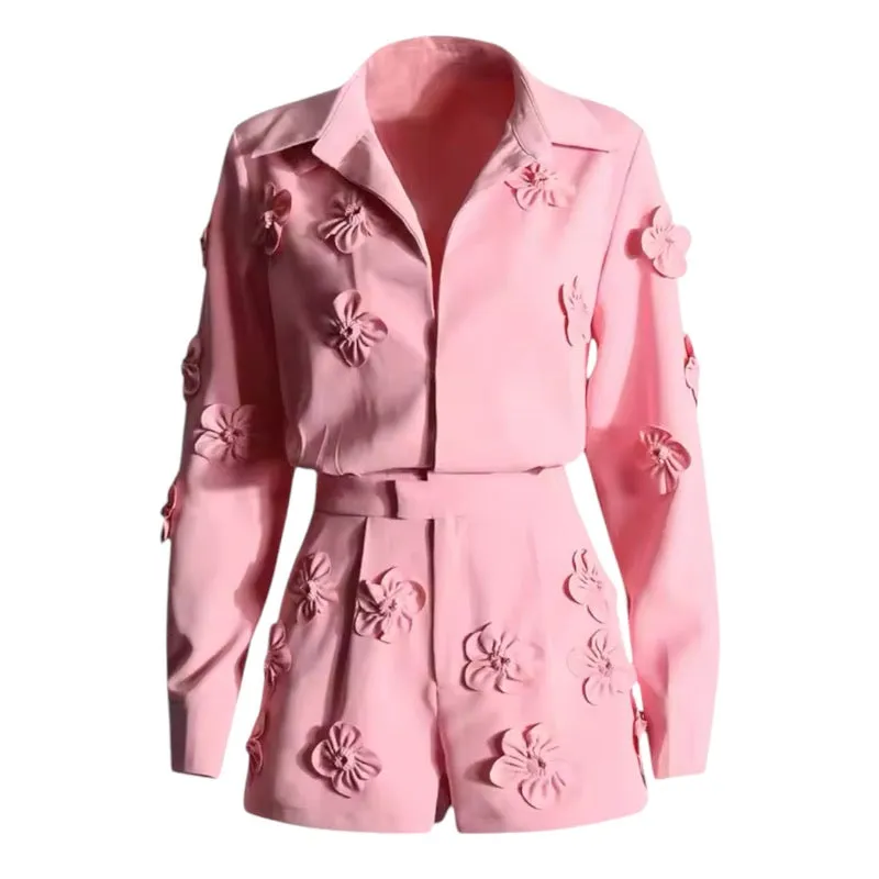 Asya Floral Decor Playsuit