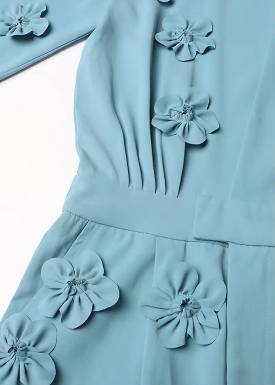 Asya Floral Decor Playsuit