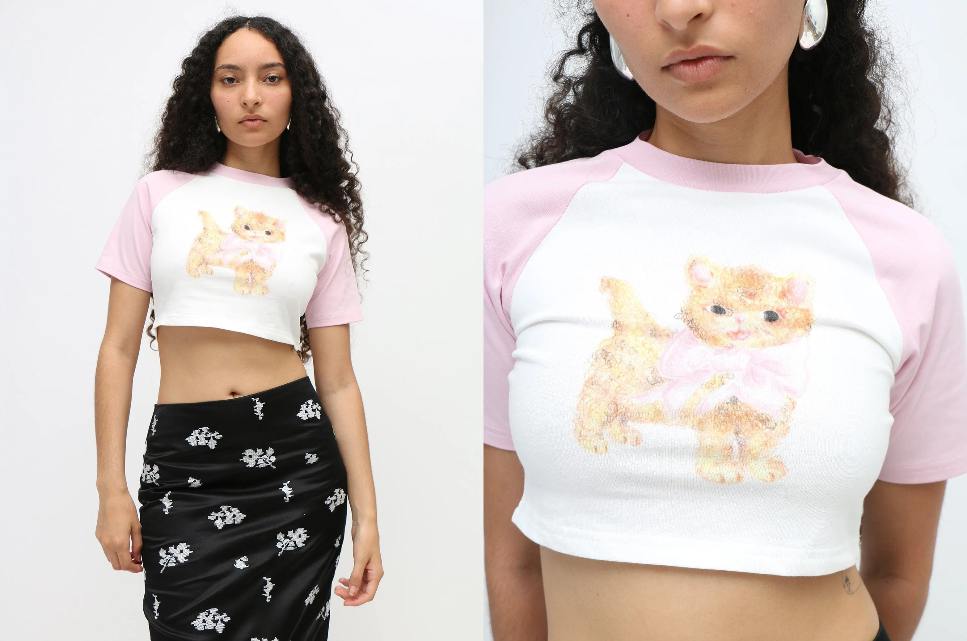 Cat Raglan Tee