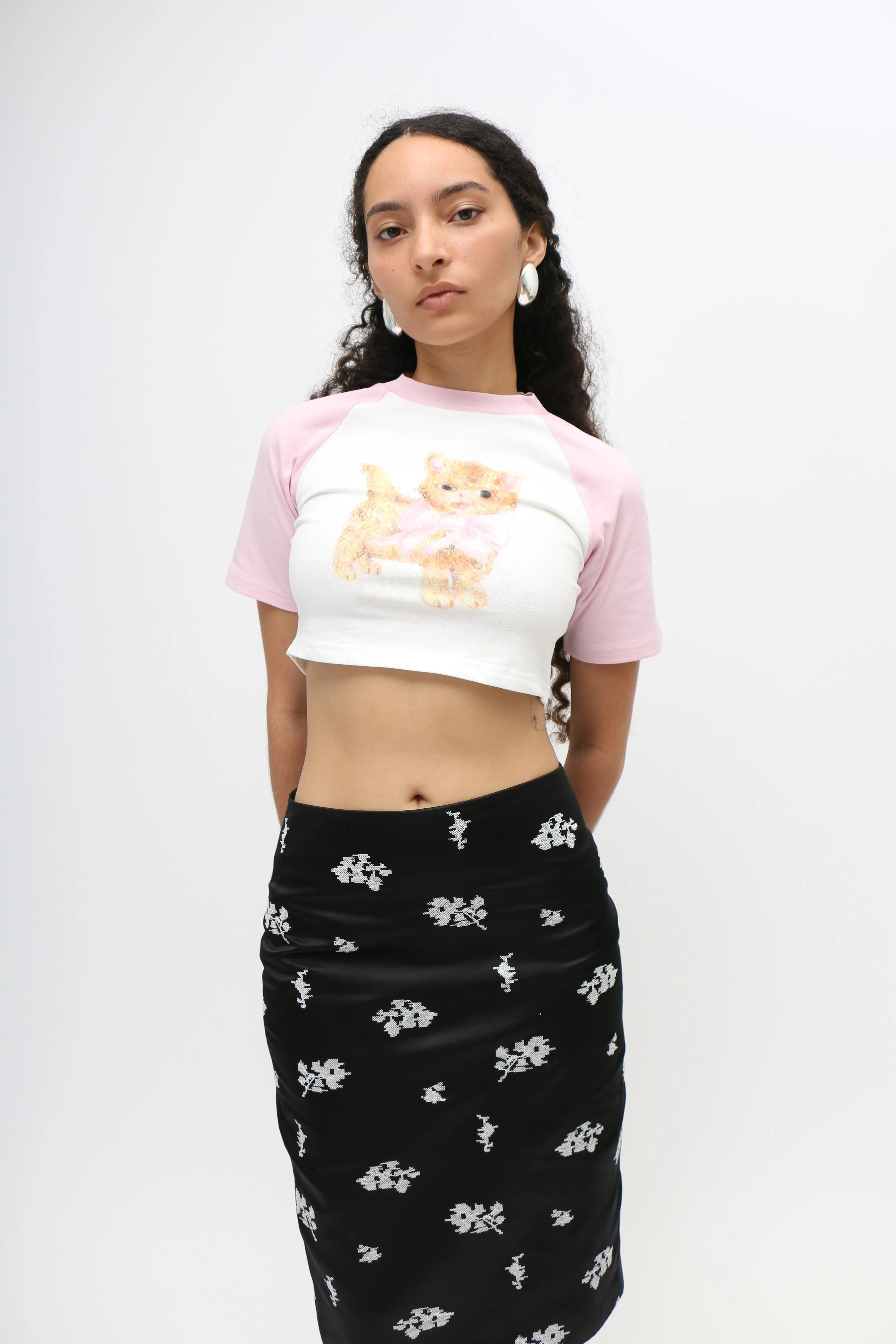 Cat Raglan Tee