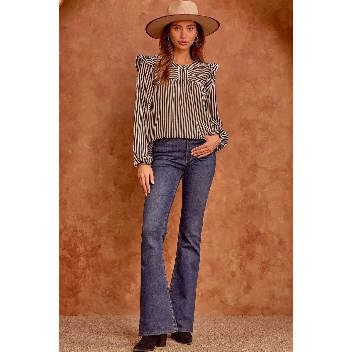 Classic Striped Blouse