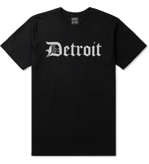 Detroit Old English Mens T-Shirt
