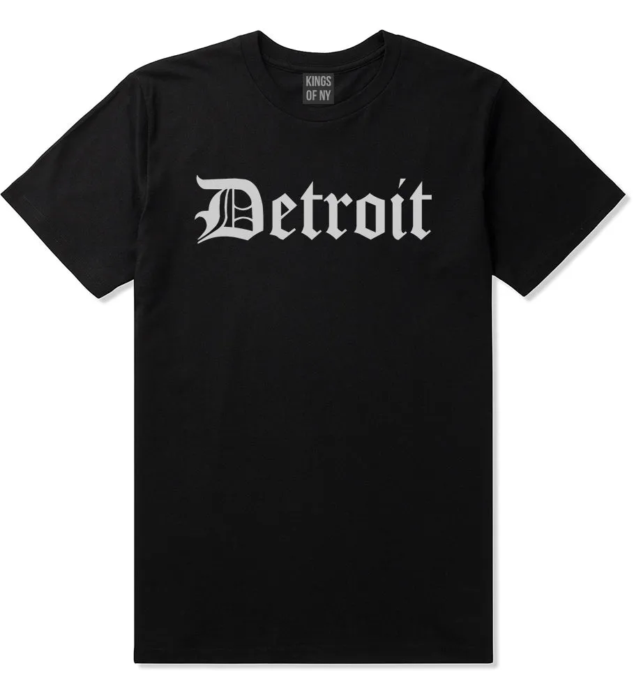 Detroit Old English Mens T-Shirt