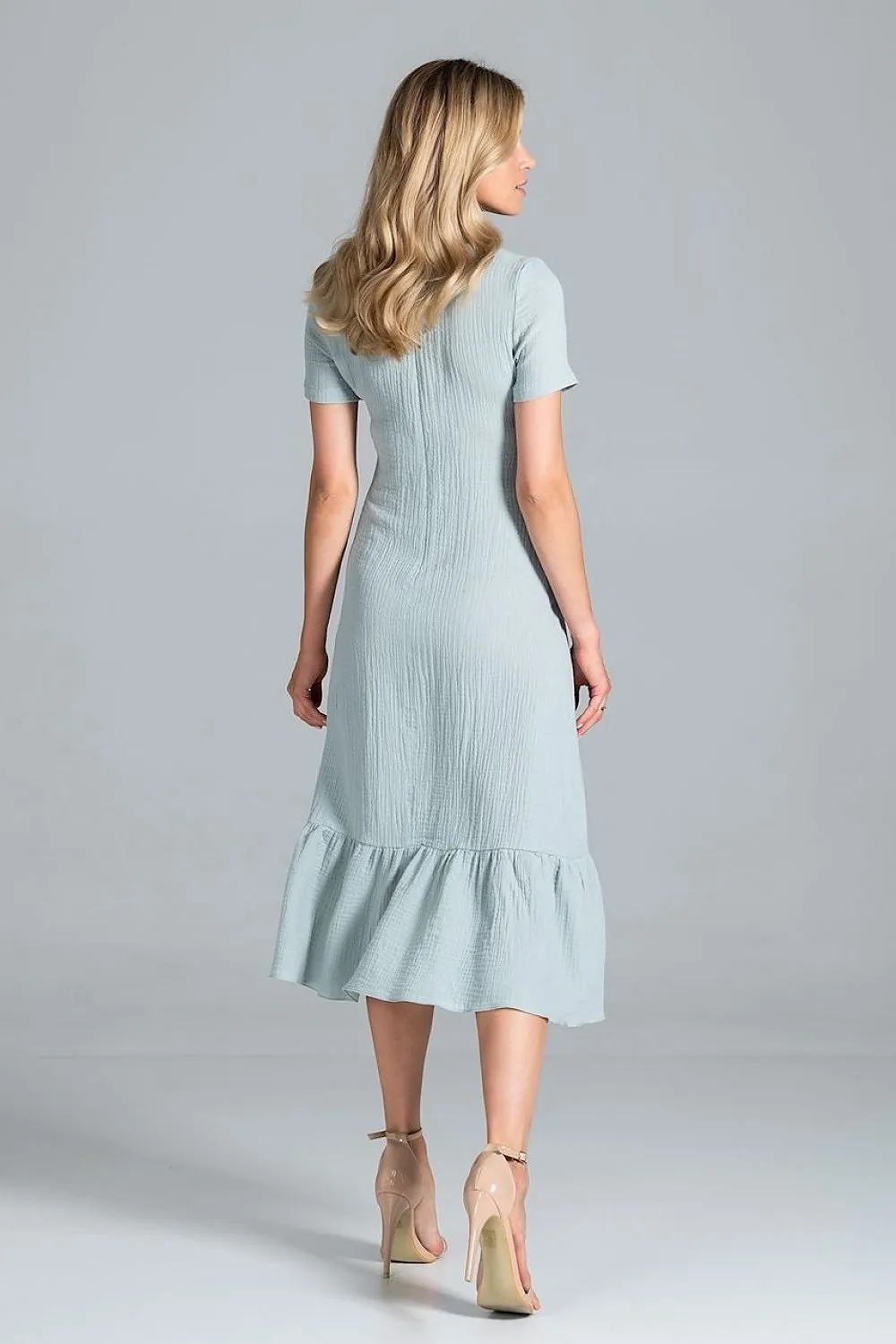 Elegant A-Line Midi Dress