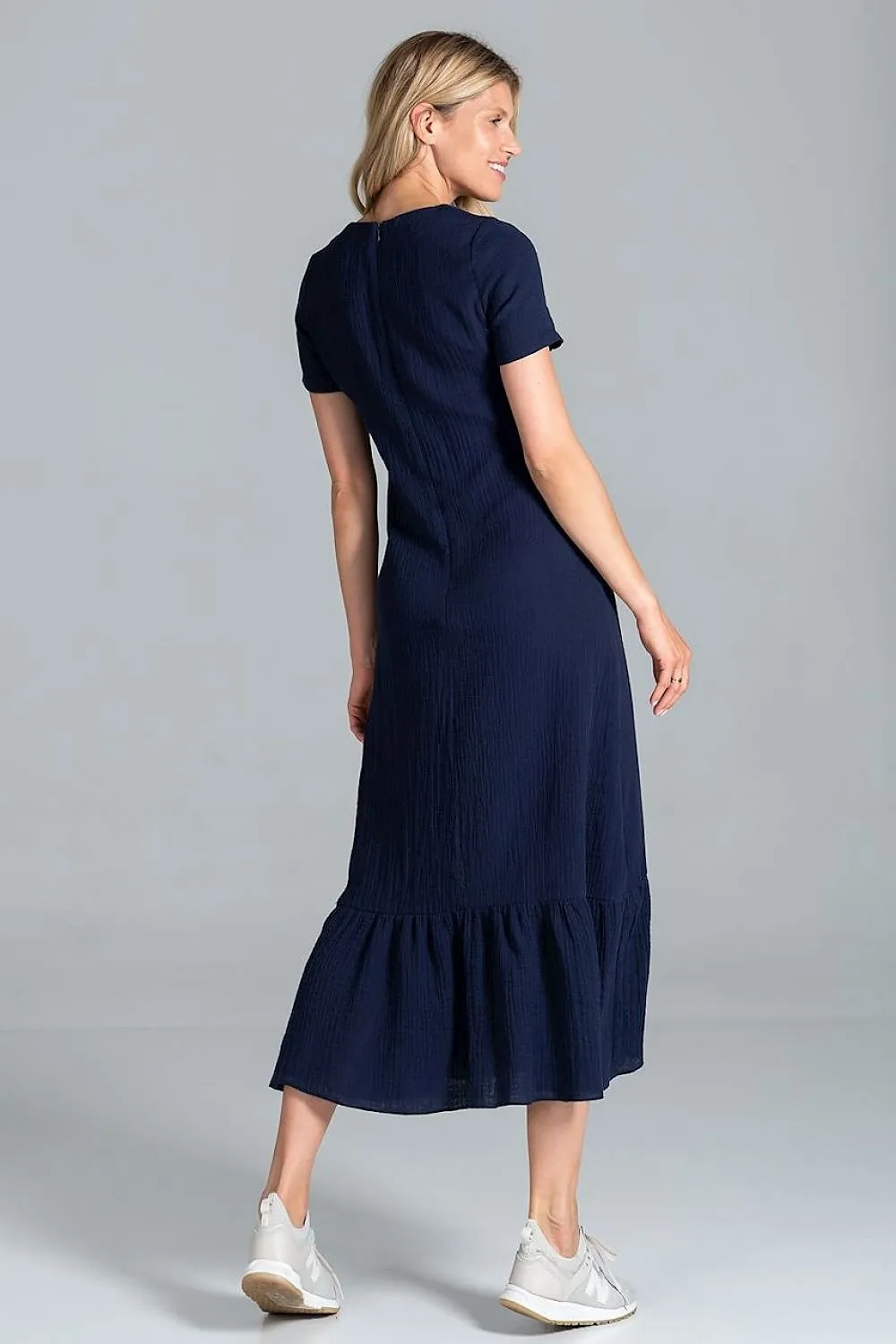 Elegant A-Line Midi Dress