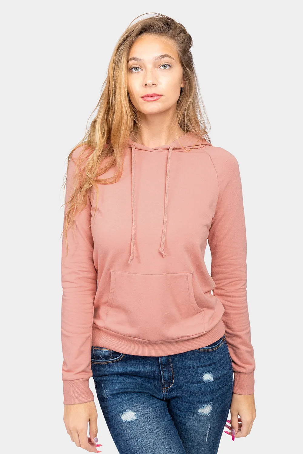 Essential French Terry Long Sleeve Hoodie