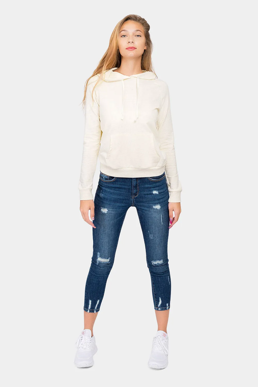 Essential French Terry Long Sleeve Hoodie