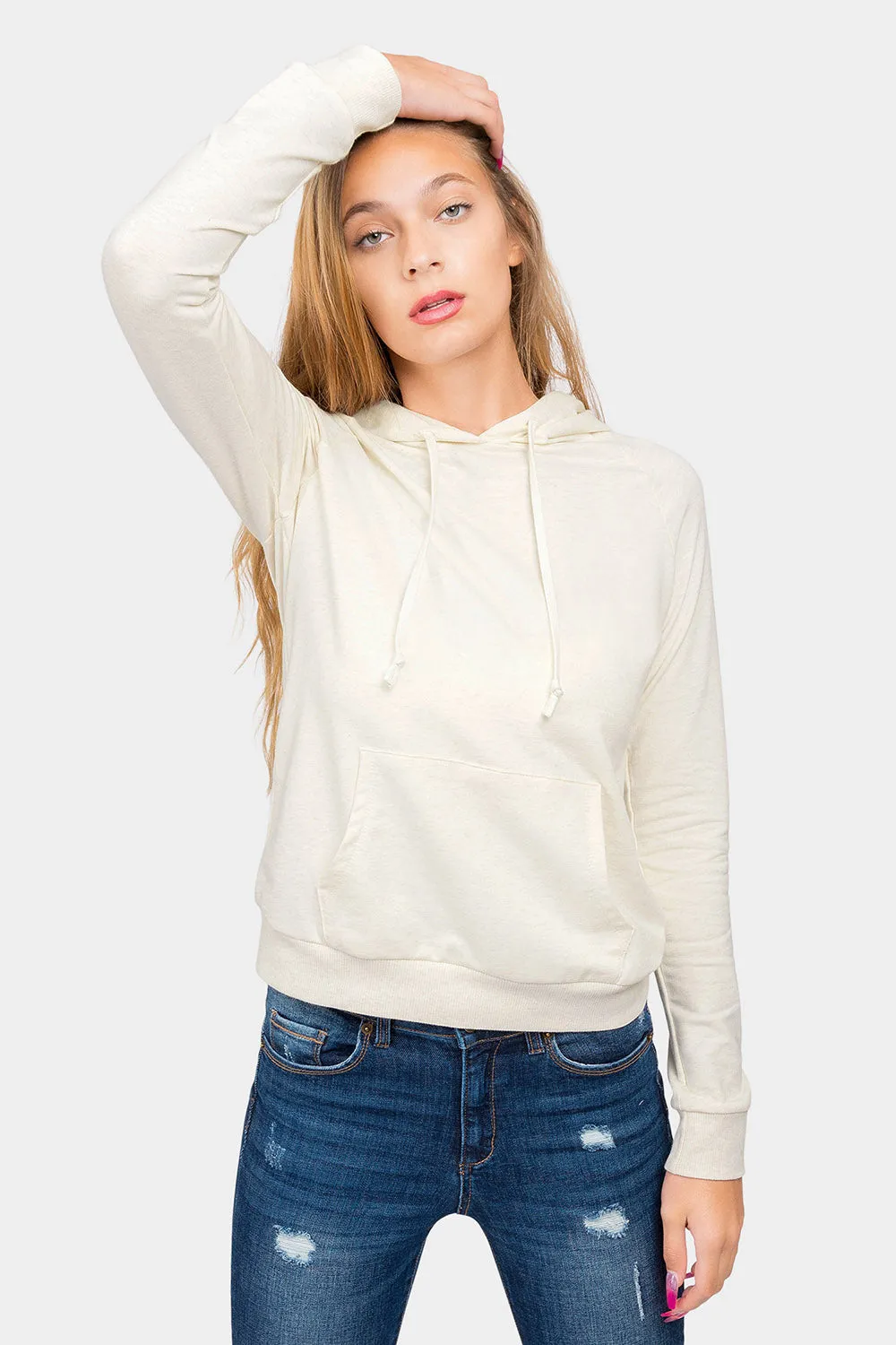 Essential French Terry Long Sleeve Hoodie