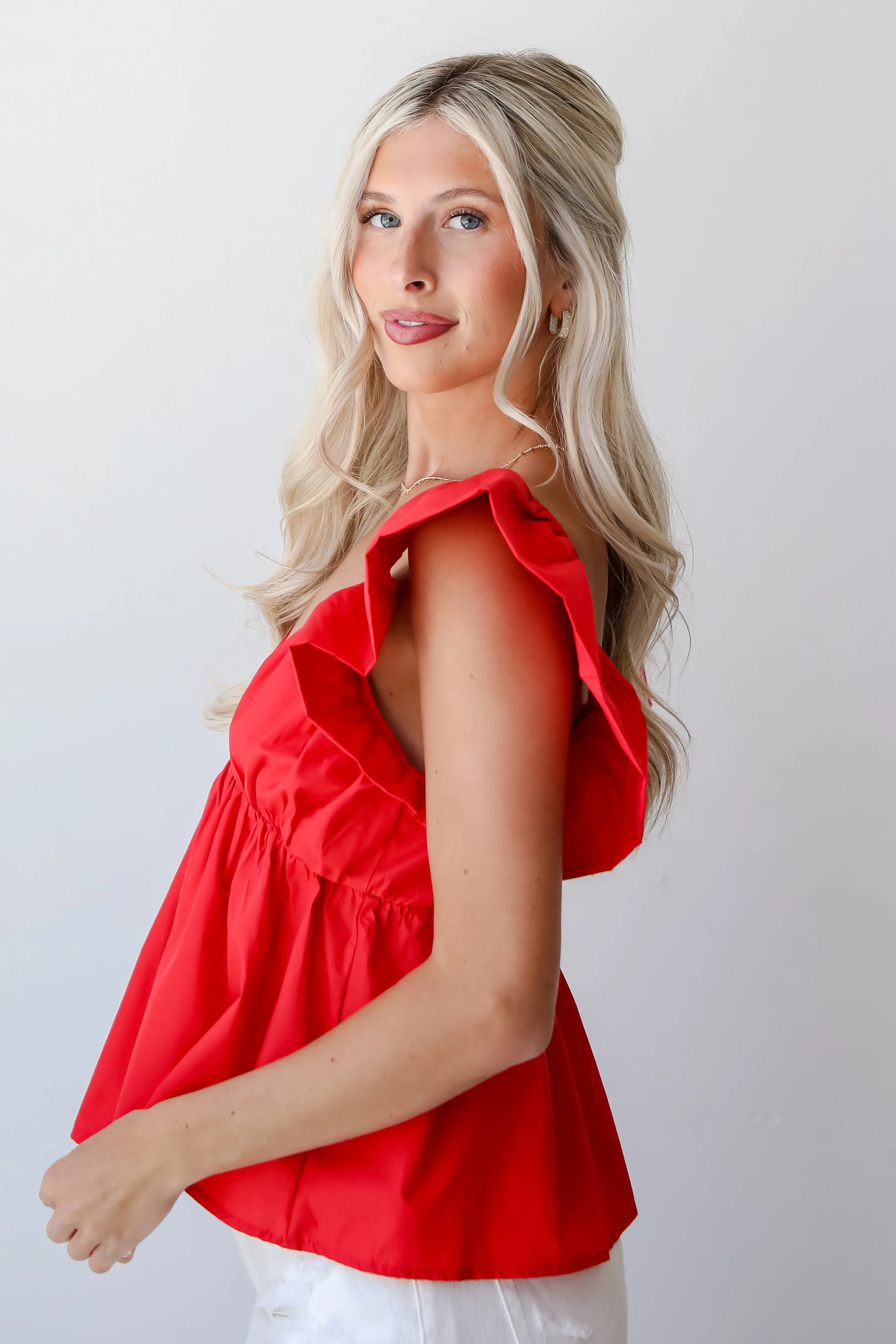 FINAL SALE - Profound Sweetness Red Blouse