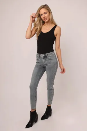 GISELE HIGH RISE ANKLE SKINNY JEANS FAIRFAX