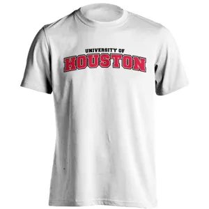 Houston Cougars Classic Arch Basic College Short Sleeve T-Shirt