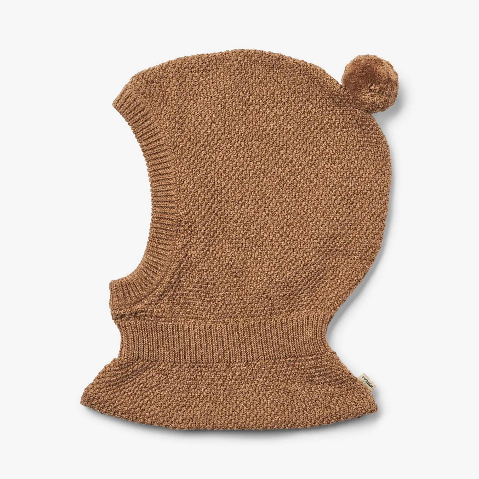 Knitted Balaclava Pomi - caramel