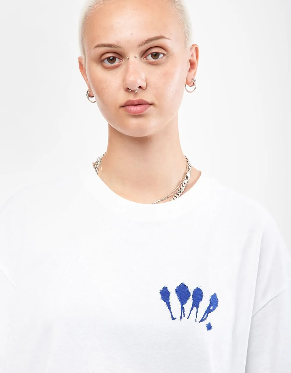 Last Resort AB BF Vanish T-Shirt - White/Blue
