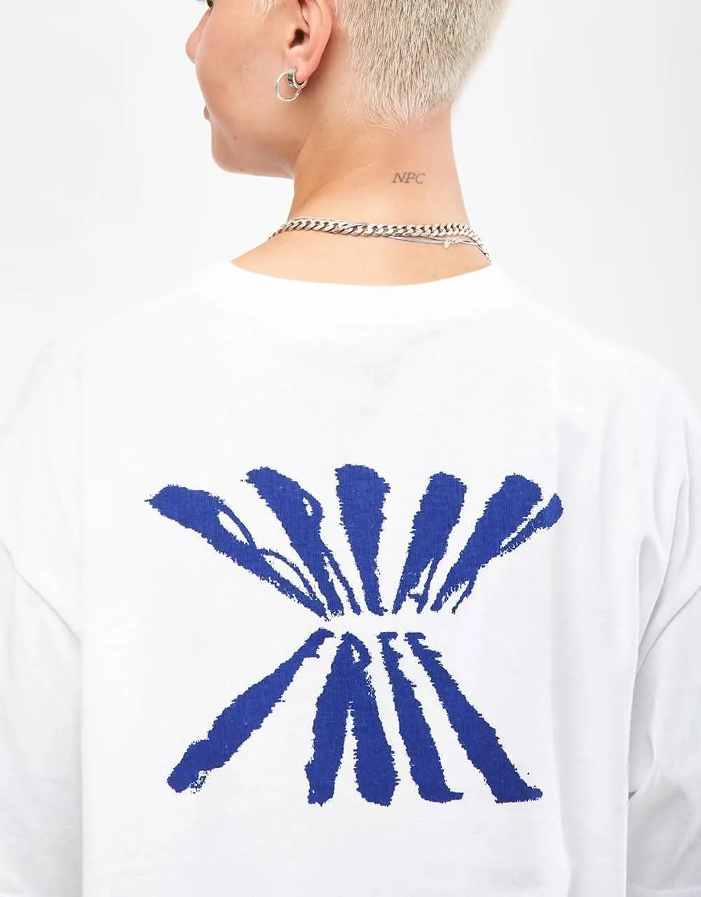 Last Resort AB BF Vanish T-Shirt - White/Blue