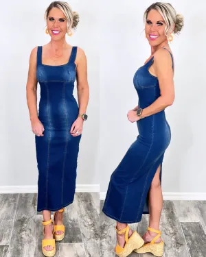 My Revenge Dark Wash Denim Dress