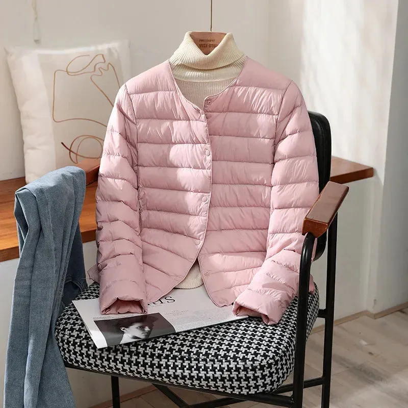 New Arrivals Women's Duck Down Puffer Jacket for Warmth
