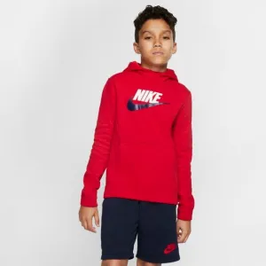 Nike BOYS sportswear Bv0783-661 B Nsw Po Hoodie Club Flc Hbr RED Hoody
