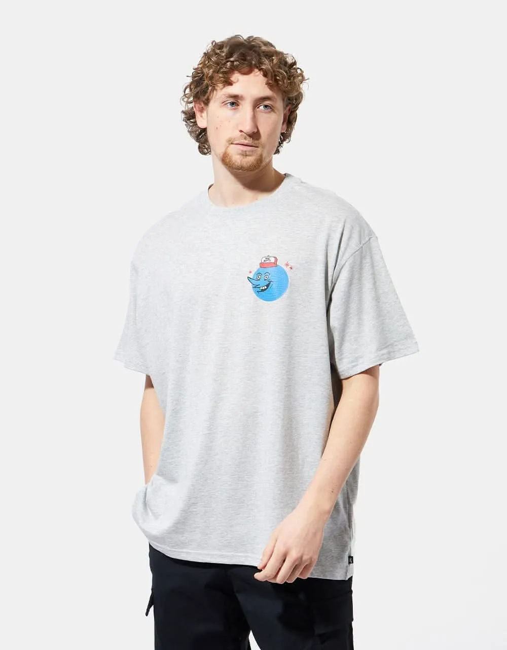 Nike SB Globe Guy T-Shirt - Grey Heather