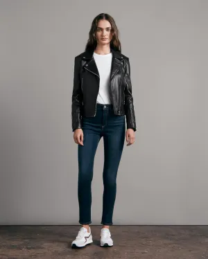 Nina High Rise Ankle Skinny Jeans