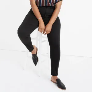 NWT Madewell Curvy Petite 10” High Rise Black Carbondale Skinny Jeans (37 Petite)