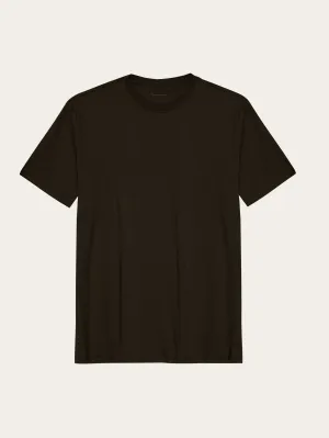 Regular fit Basic tee - Green melange