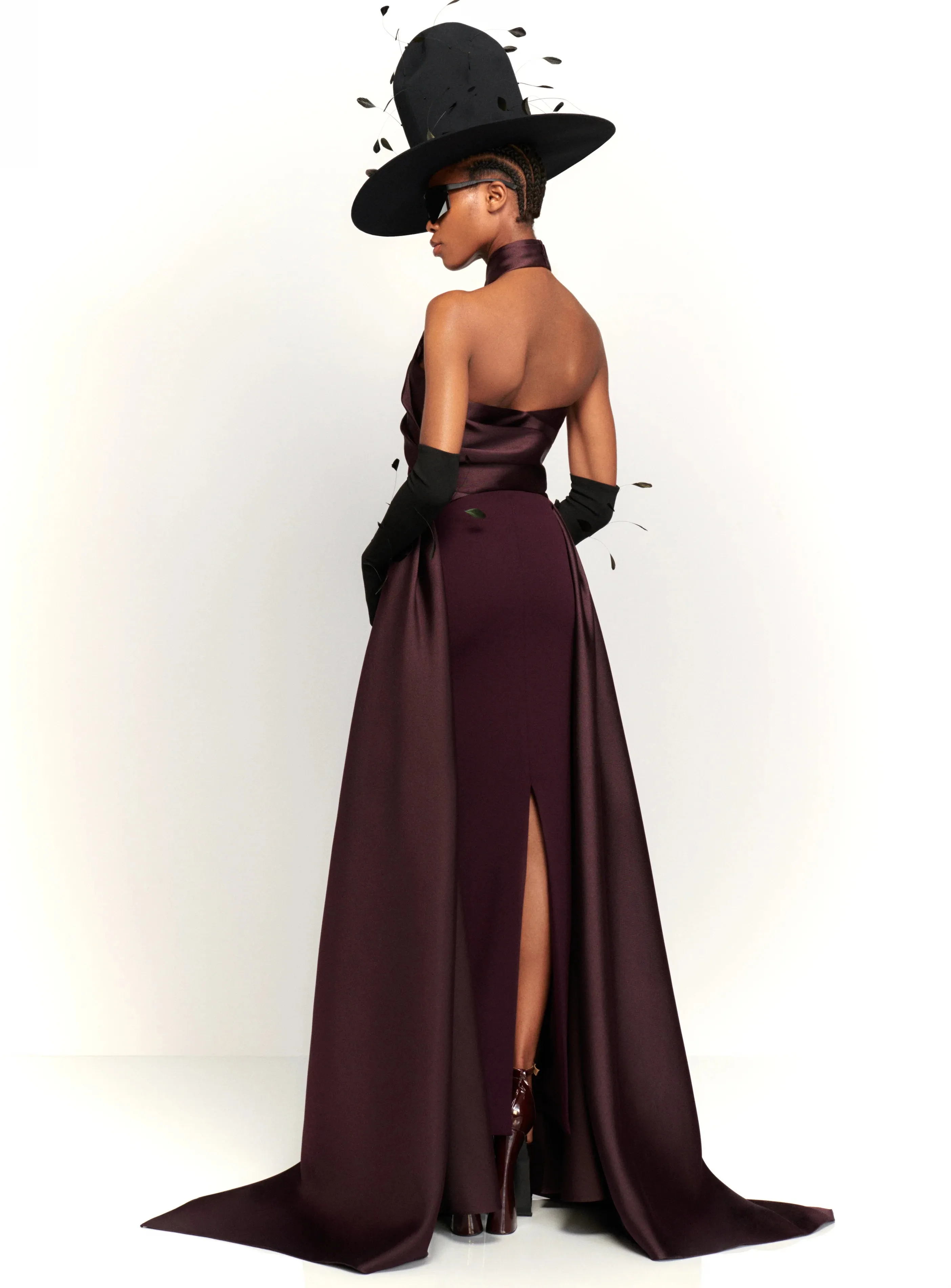 Rumi Maxi Dress in Plum