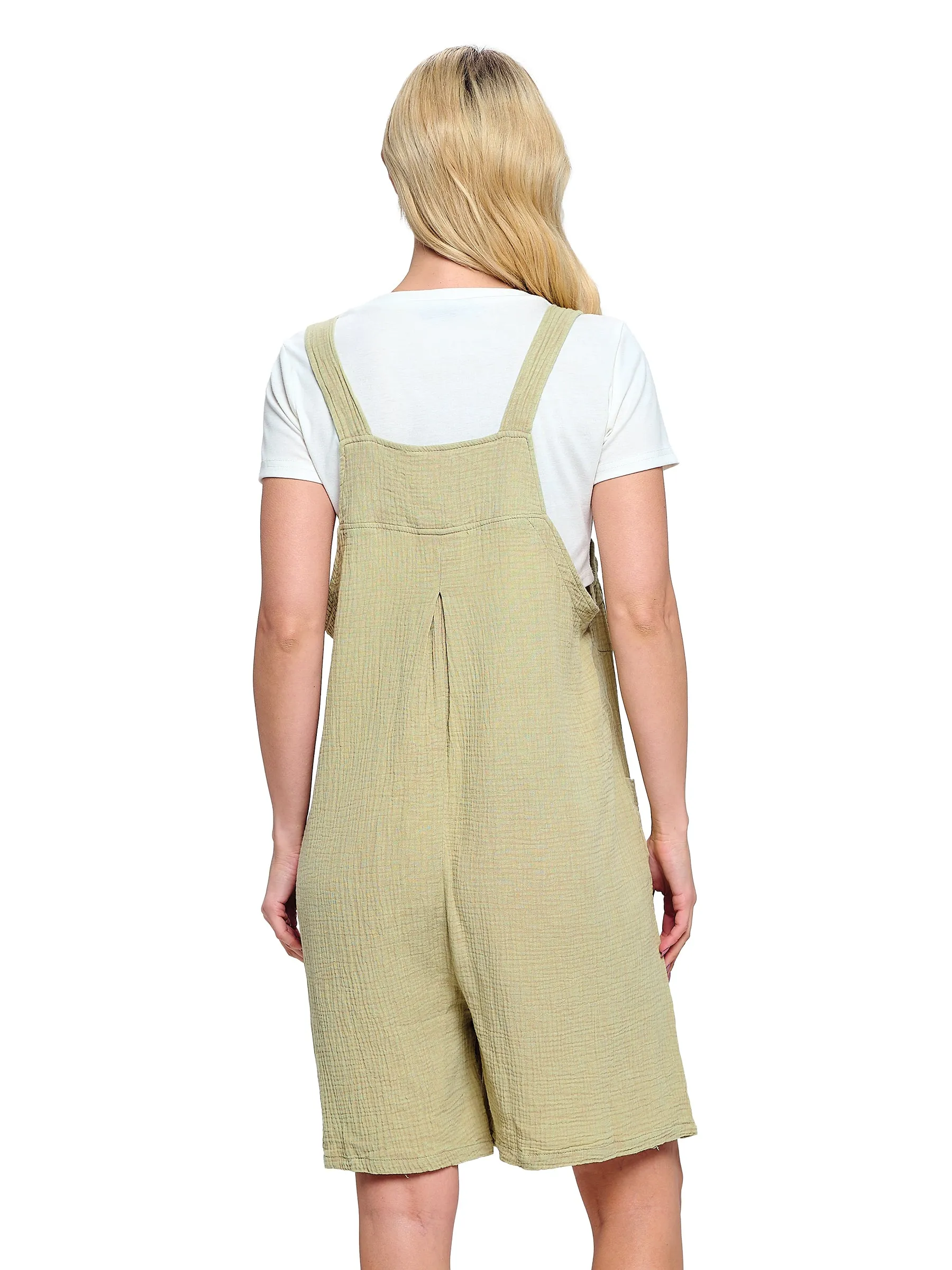 Rumper Boho Crinkled Cotton