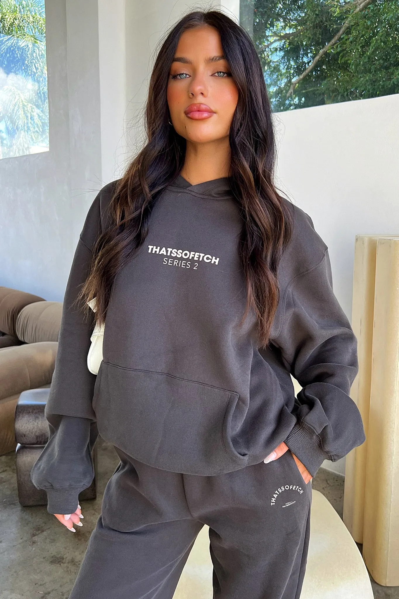 Series 2 Sweatpants - Charcoal / Beige