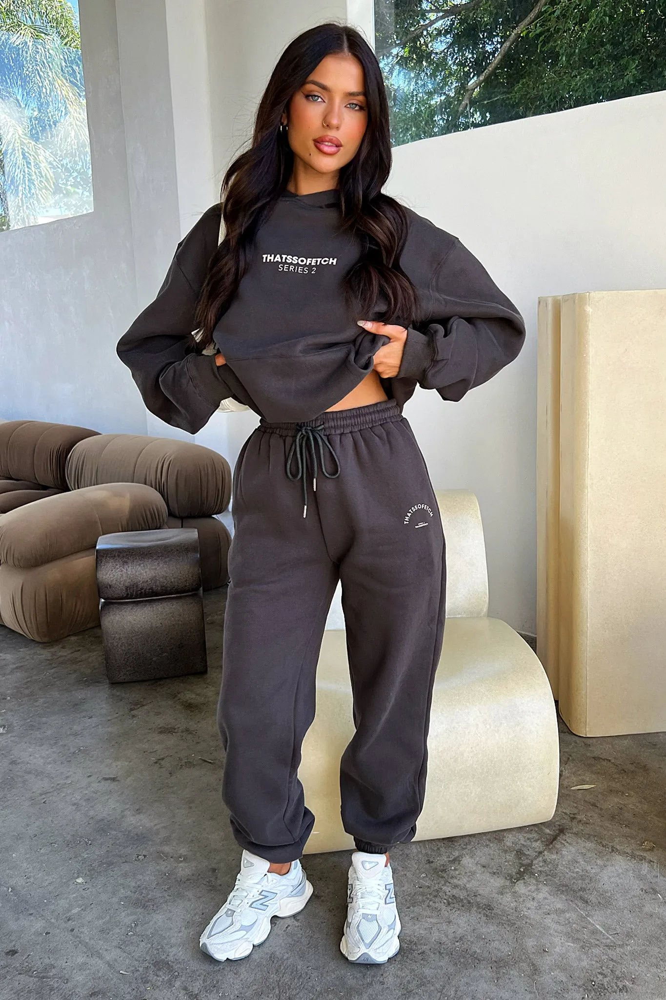 Series 2 Sweatpants - Charcoal / Beige