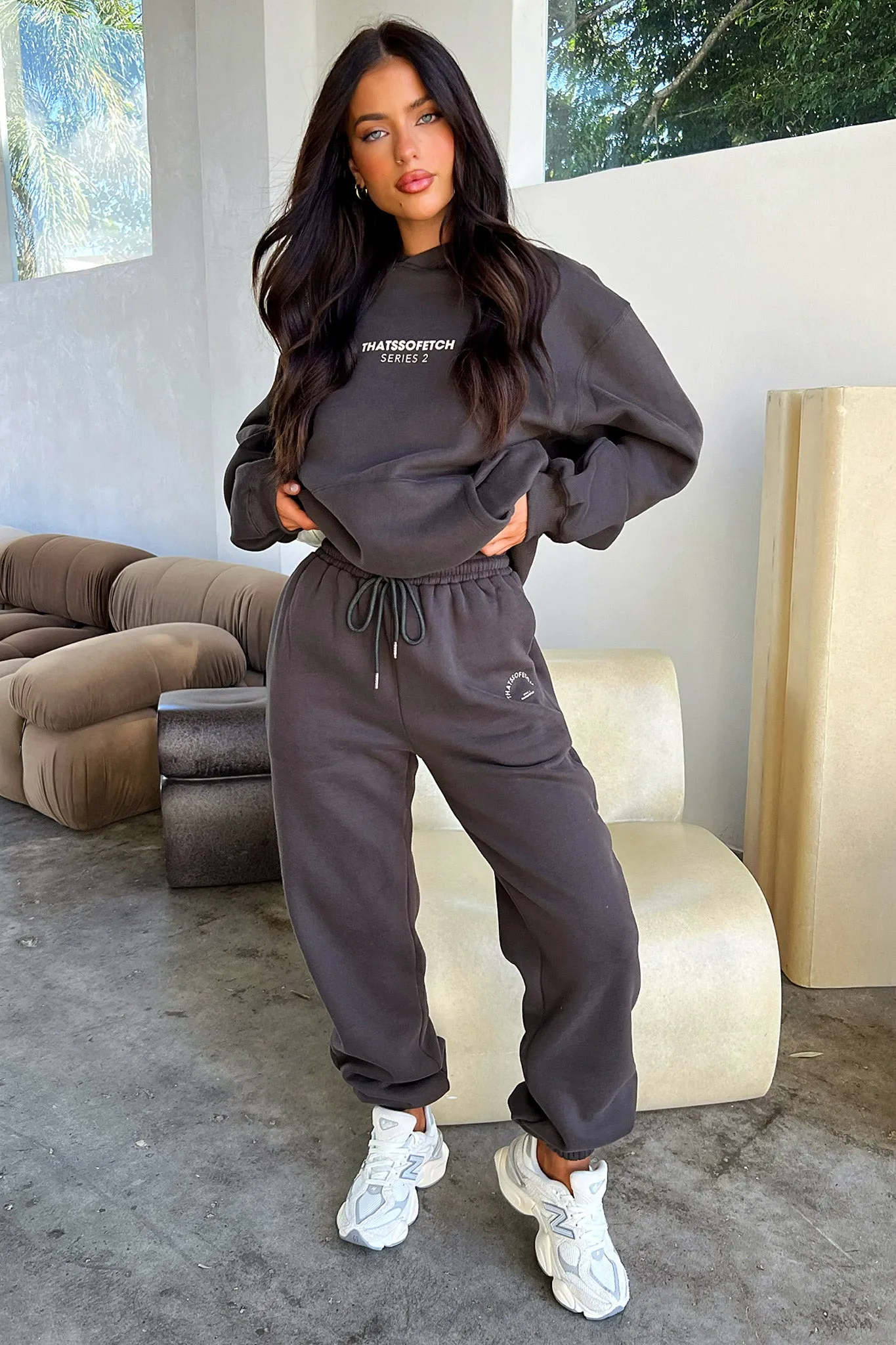 Series 2 Sweatpants - Charcoal / Beige