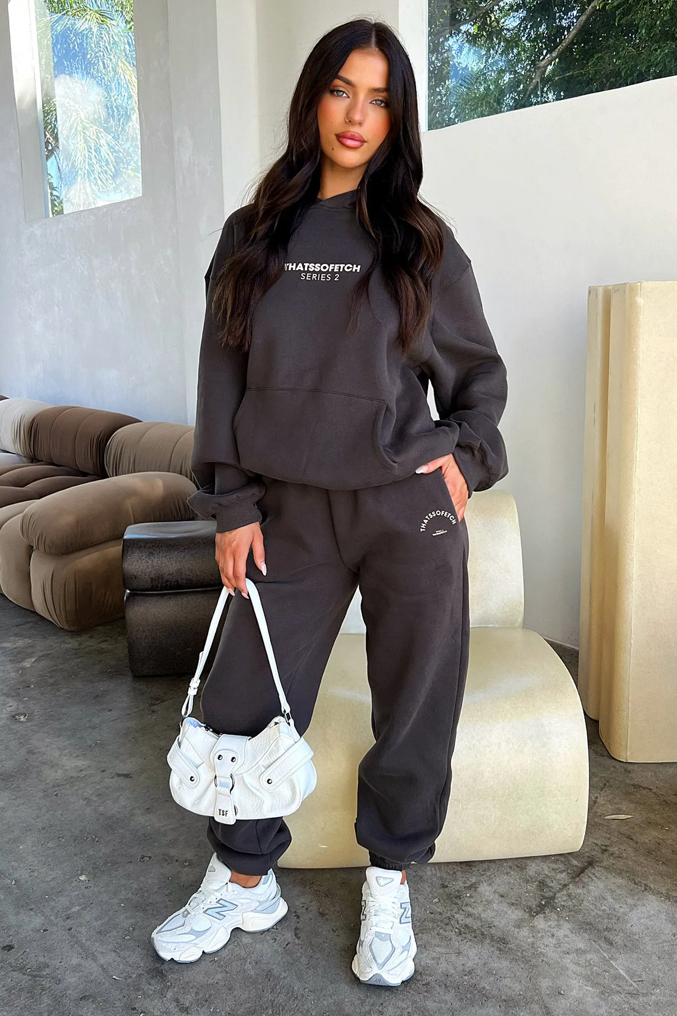 Series 2 Sweatpants - Charcoal / Beige