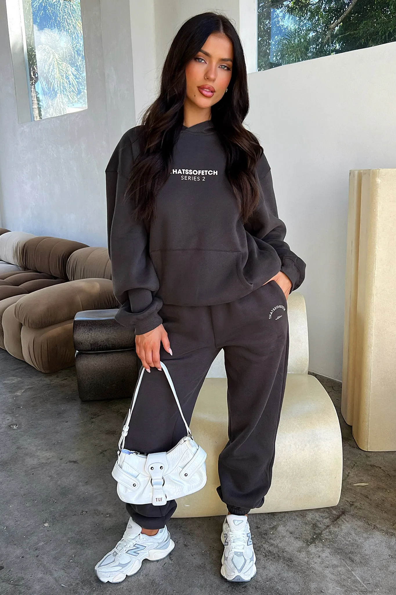 Series 2 Sweatpants - Charcoal / Beige