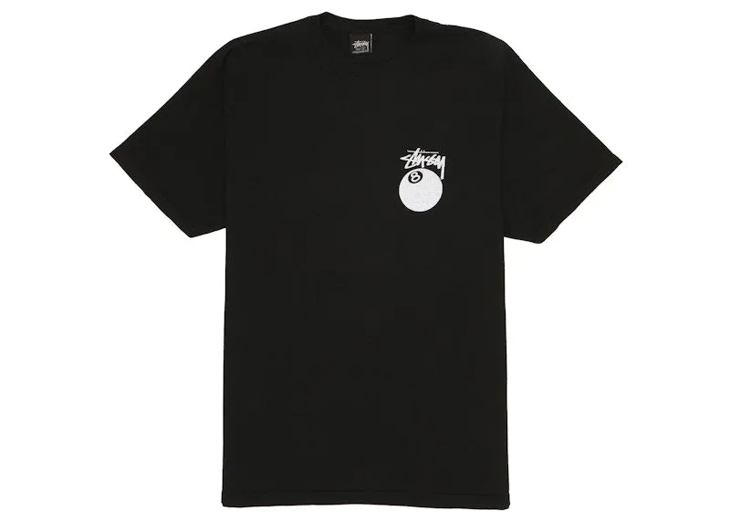 Stussy 8 Ball Pigment Dyed Tee Black