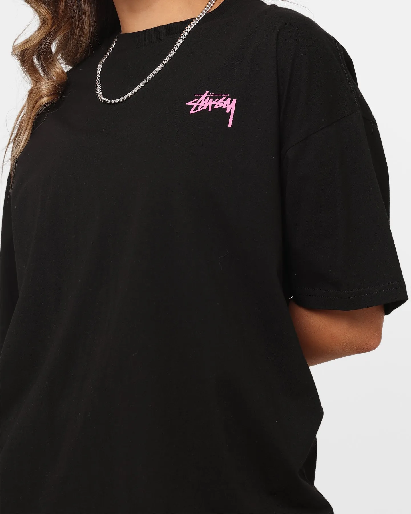 Stussy Women's Statue Relaxed T-Shirt Black