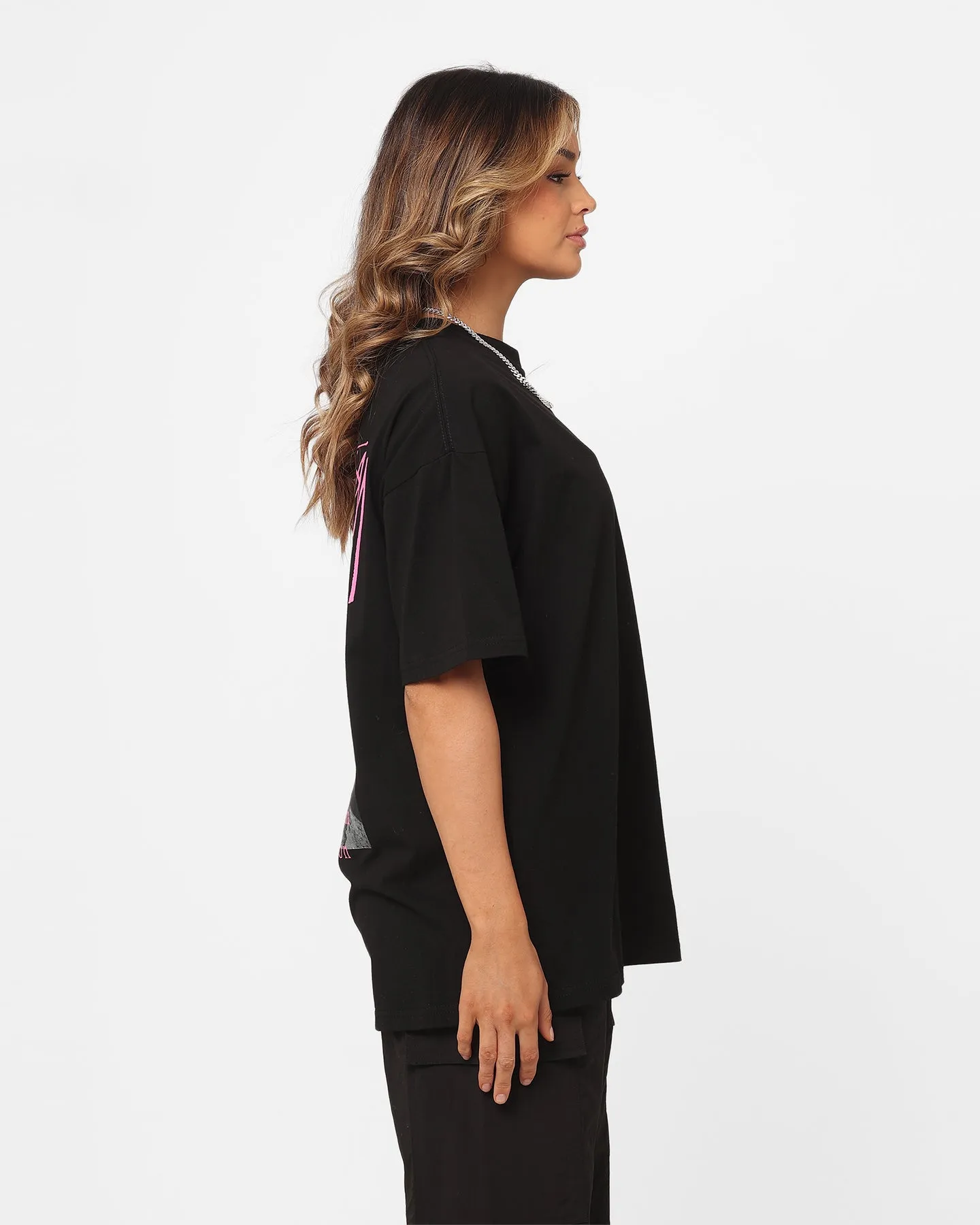 Stussy Women's Statue Relaxed T-Shirt Black